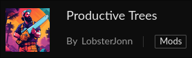minecraft mod: productive trees